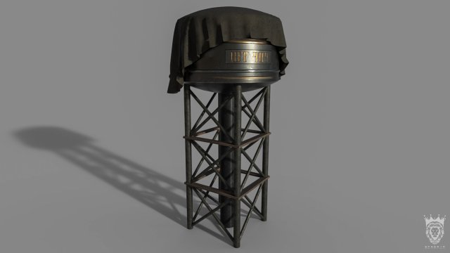 Water Tank 3D Model