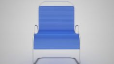 Steal Chair 0502 3D Model