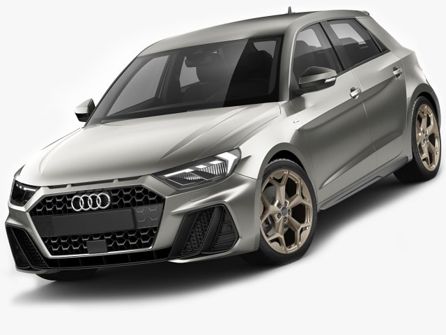 Audi A1 2019 3D Model