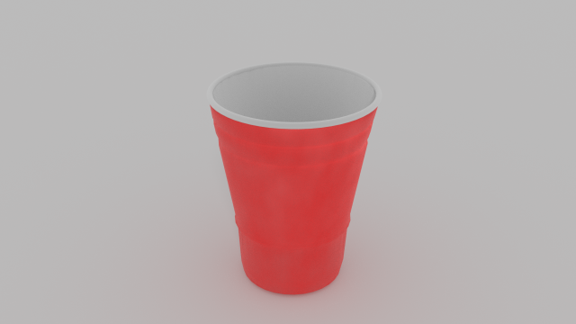 Red Solo Cup 3D Model