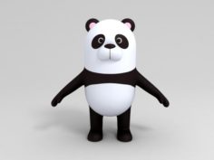 3D Panda Character model 3D Model