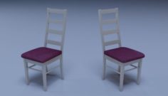 Wooden Chair for Dining Room Free 3D Model