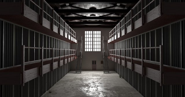 Prison 3D Model