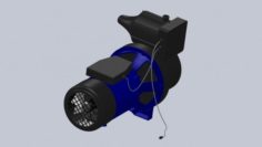 Motor with Controller 3D Model