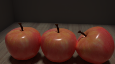 Red Apples 3D Model