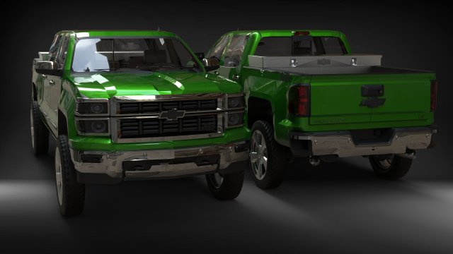 Chevrolet Silverado 2015 3D Model