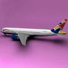Boeing 777 British Airways Demark 3D Model
