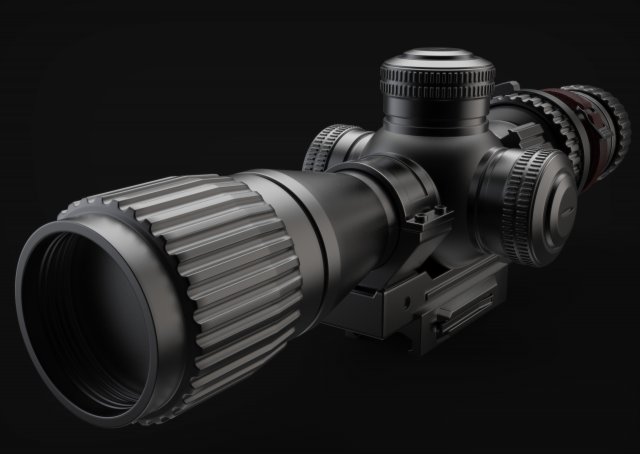 Sniper scope Free 3D Model