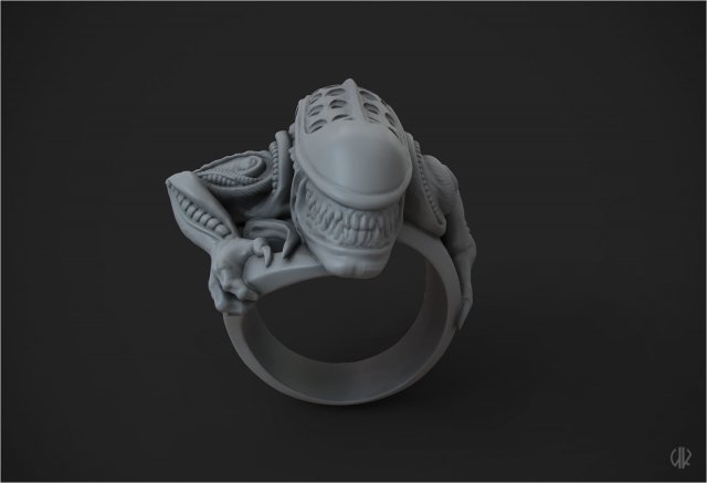Ring Alien 3D Model