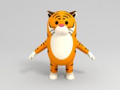 Tiger Character 3D 3D Model