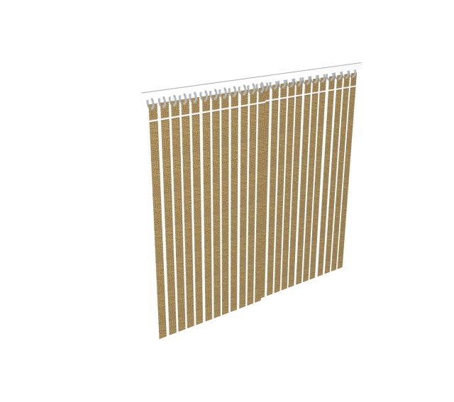 Verticle Blinds 3D Model