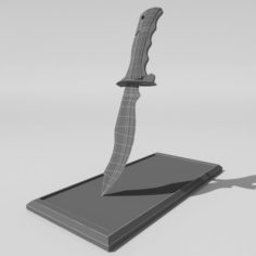 Knife – Cuchillo 3D Model