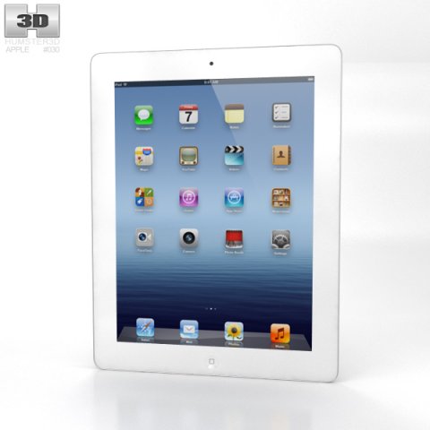 Apple iPad 4 WiFi 3D Model