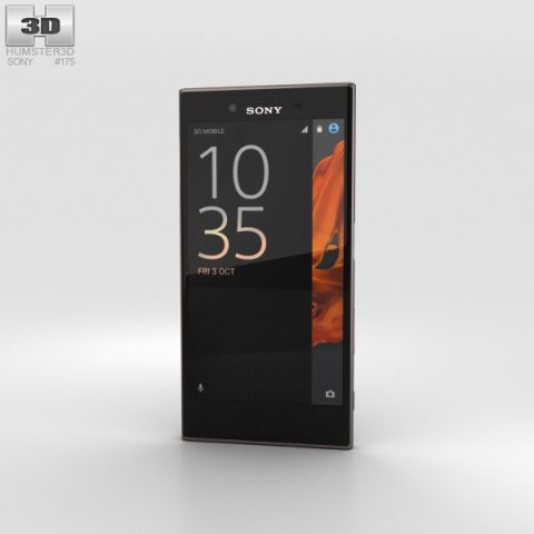 Sony Xperia XZ Mineral Black 3D Model