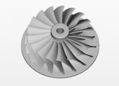 Turbo Impeller 3D Model