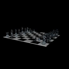 Chess Pieces 3D Model $20 - .max .3ds .dwg .fbx - Free3D