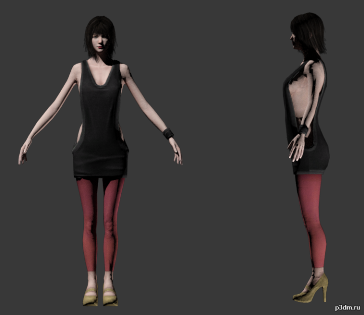 Dancer 3 3D Model