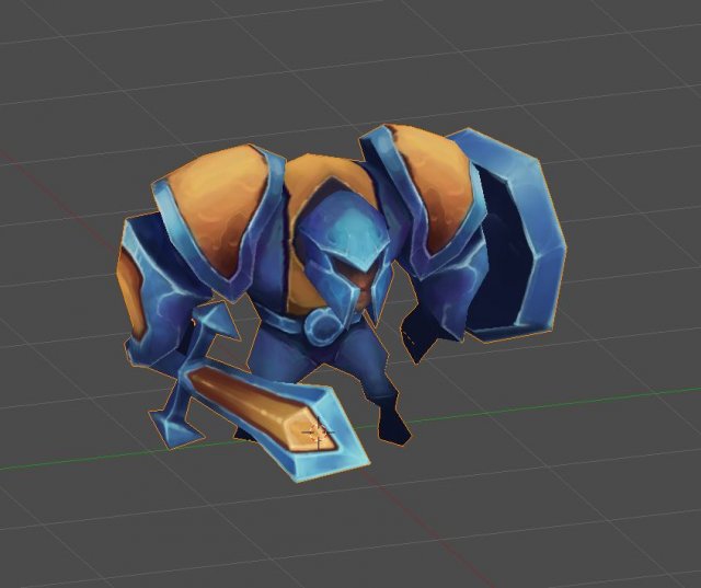 Warrior 3D Model