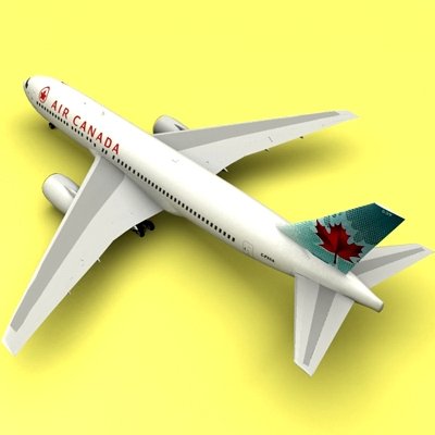 Boeing 767 Air Canada 3D Model