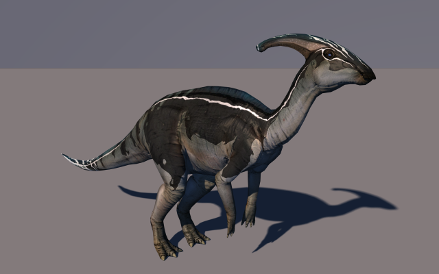 Parasaurolophus – 6 animation 3D Model