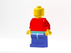 Lego man 3D Model