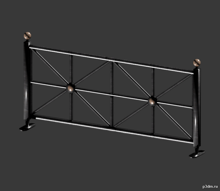 Cafe Divider 3D Model