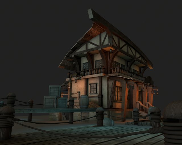 House game 2 3D Model