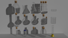 PBR Labware kit 3D Model