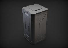 Sci-fi container 3D Model