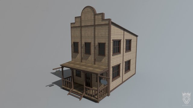 Wild west Building 3D Model