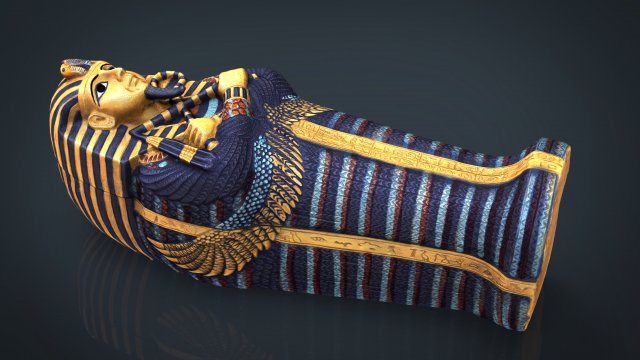 EGYPTIAN SARCOPHAGUS 3D Model