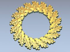 Oak wreath 3D Model