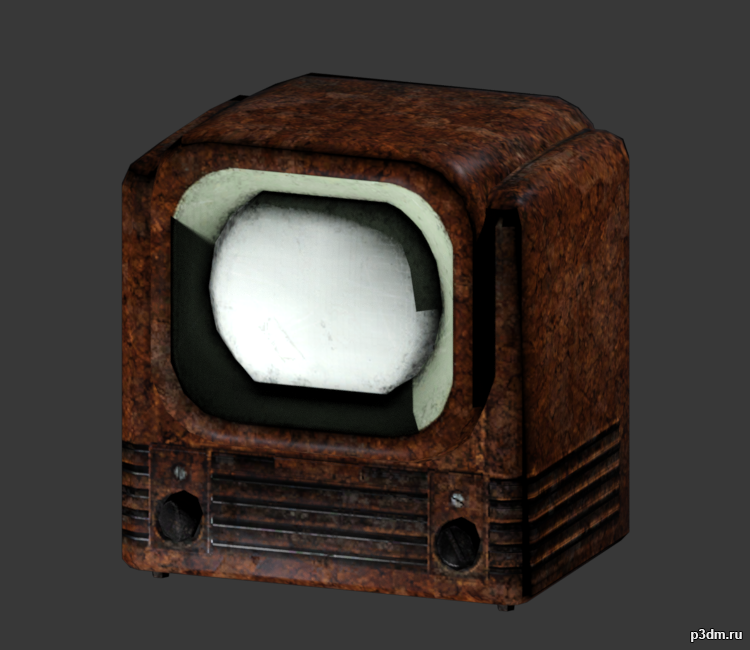 Television 2 3D Model