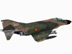McDonnell Douglas F-4 C Phantom Ala 12 scheme Spain 3D Model