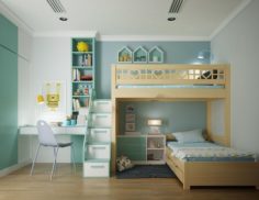 Kids bedroom 3D Model