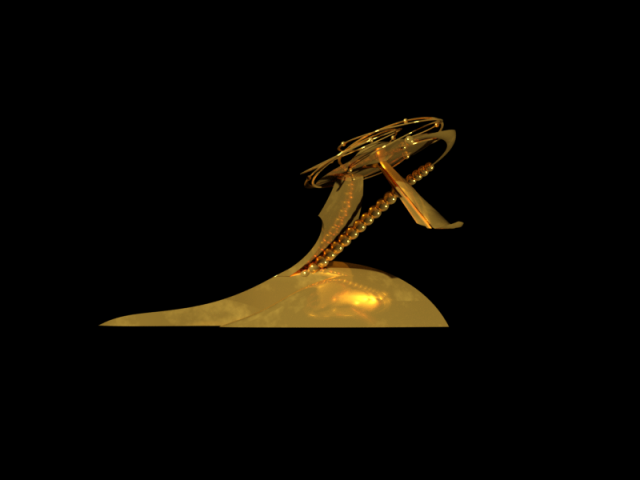 A souvenir of an Unidentified flying object 3D Model