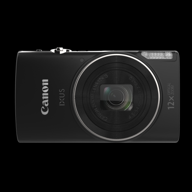 Canon Digicam 202MP Ixus 285 Black 3D Model