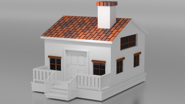 3D House Model Free 3D Model