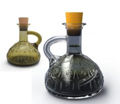 Oil glass 3D Model