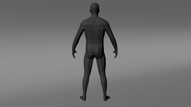 Man Low Poly 3D Model