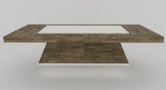 Modern coffee table -Mon- 3D Model