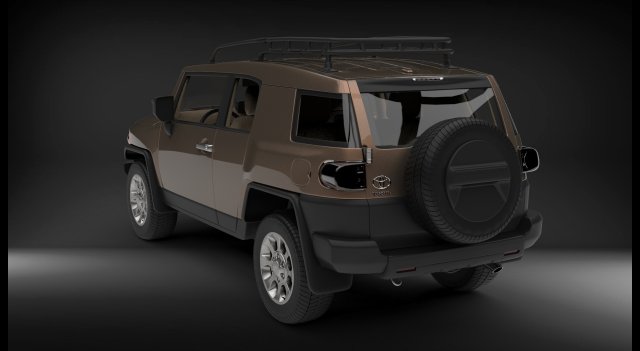 Toyota FJ Cruiser 2011 3D Model