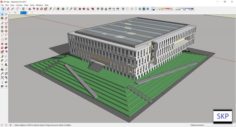 Sketchup sport building 107 3D Model