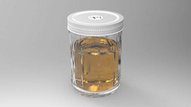 Honey Glass 3D Model