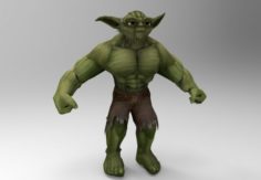 Yoda Hulk 3D Model