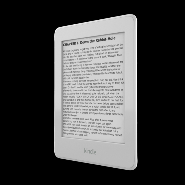 AMAZON KINDLEPAPERWHITEWITH WI FI CONNECTIVITY WHITE 3D Model