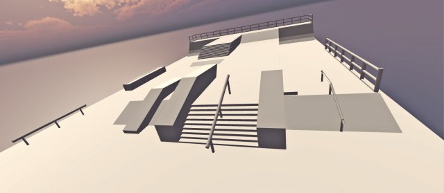 Skatepark 3D Model