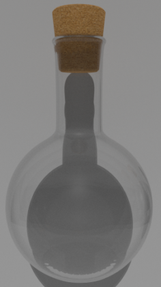 Free PBR Flat-bottomed flask Free 3D Model