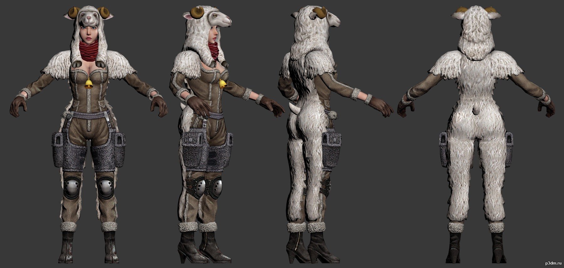 C Remy 3D Model