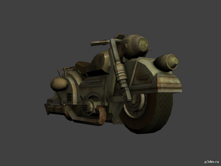 Moto Fallout 3D Model